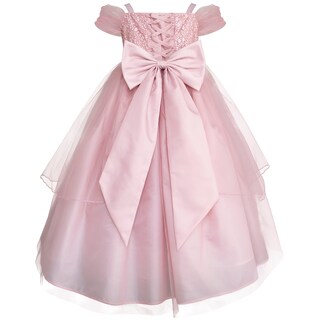 Foto 3 | Foto 3 | Vestido Rosa De Princesa Con Tul Para Niñas Gerat