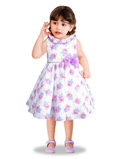 Foto 1 | Foto 1 | Vestido Floral Lila Para Niñas Pequeñas Gerat