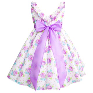 Foto 3 | Foto 3 | Vestido Floral Lila Para Niñas Pequeñas Gerat