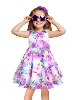 Foto 1 | Foto 1 | Vestido De Flores Lila Para Niñas Gerat
