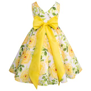 Foto 3 | Foto 3 | Vestido Floral Amarillo Para Niñas Gerat