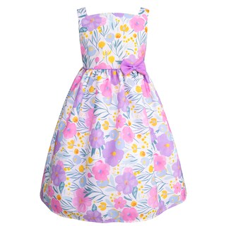 Foto 2 | Foto 2 | Vestido Floral para Niña con Moño Gerat