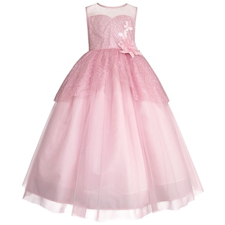Foto 2 | Foto 2 | Vestido de Fiesta Gerat con Brillos y Tul Rosa para Niña