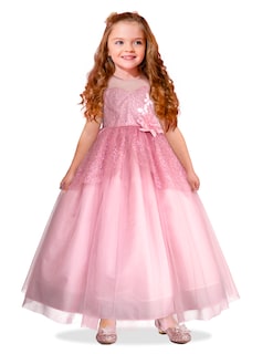 Foto 1 | Foto 1 | Vestido de Fiesta Gerat con Brillos y Tul Rosa para Niña