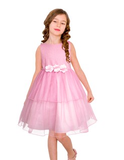 Foto 1 | Foto 1 | Vestido De Fiesta Rosa Con Brillos Gerat Para Niñas