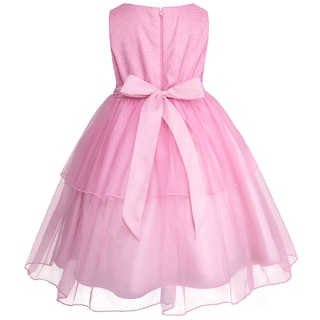Foto 3 | Foto 3 | Vestido De Fiesta Rosa Con Brillos Gerat Para Niñas
