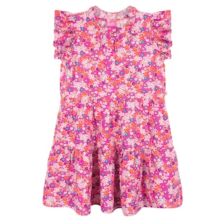 Foto 1 | Foto 1 | Vestido Floral Ligero Barbie Rosa para Niña