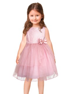 Foto 1 | Foto 1 | Vestido de Fiesta Gert Rosa con Brillos y Tul en Capas para Niñas