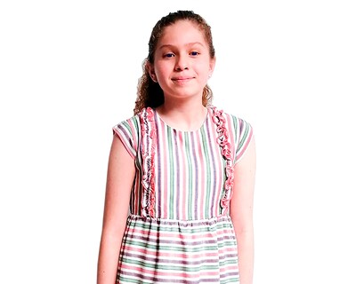 Foto 3 | Foto 3 | Vestido Mezclilla Para Niña Carana Amarillo Sin Mangas Corto