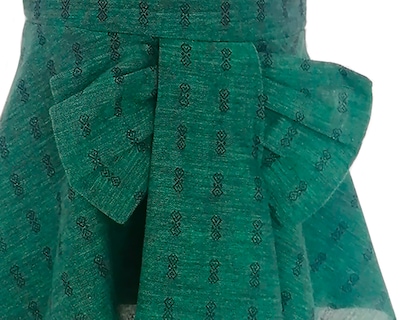 Foto 4 | Foto 4 | Vestido Para Niña Carana Corto, Sin Mangas Corte Circular Con Moño Color Verde