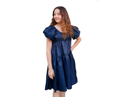 Foto 1 | Foto 1 | Vestido Para Niña Carana Amplio Manga Ranglan Marino, Desigual Talla 18