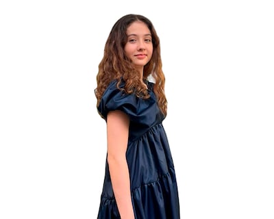 Foto 3 | Foto 3 | Vestido Para Niña Carana Amplio Manga Ranglan Marino, Desigual Talla 18
