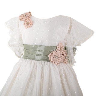 Foto 3 | Foto 3 | Vestido de Primera Comunión Mima Lui Olivo Ivory Nude con Decoraciones