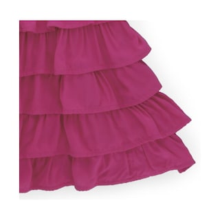 Foto 4 | Foto 4 | Vestido Coqueta Para Niña De Rayón Rosa Con Olanes