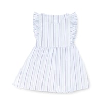 Vestido Coqueta Para Niña De Poliéster Multi Con Rayas.