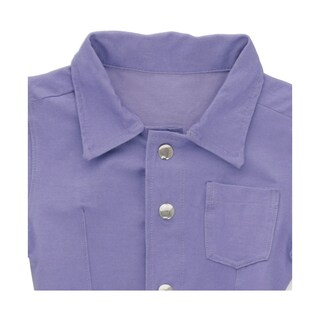 Foto 2 | Foto 2 | Vestido Coqueta Para Niña De Algodón Lila Con Botones Y Cinturón