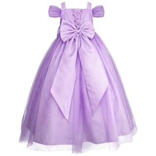 Foto 3 | Foto 3 | Vestido Lila De Fiesta Para Niña Con Moño Y Mariposas