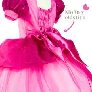 Foto 3 | Foto 3 | Disfraz Princesa Peach Super Brothers Niña Vestido +faldilla