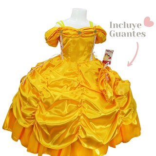 Foto 2 | Foto 2 | Disfraz Bella Y Bestia Amarillo Niña Incluye Vestido Y Guantes