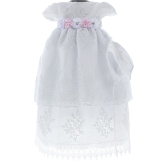 Foto 4 | Foto 4 | Vestido Para Niña Bautizo Chicos Olé 3985 Blanco