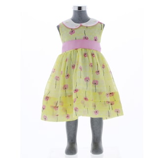 Foto 2 | Foto 2 | Vestido Para Niña Chicos Olé 3529 Amarillo Sin Mangas