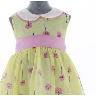 Foto 4 | Foto 4 | Vestido Para Niña Chicos Olé 3529 Amarillo Sin Mangas