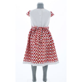 Foto 3 | Foto 3 | Vestido Para Niña Chicos Olé 3007 Rojo Con Flores