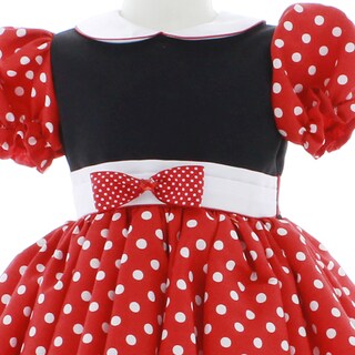 Foto 3 | Foto 3 | Vestido Para Niña Chicos Olé 3960 Minnie Mouse Rojo