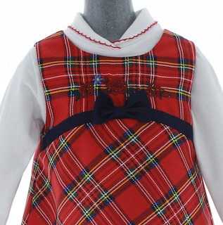 Foto 4 | Foto 4 | Vestido Para Niña Chicos Olé 3269 Rojo De Cuadros