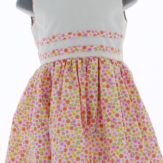 Foto 4 | Foto 4 | Vestido Para Niña Chicos Olé 3577 Naranja De Flores
