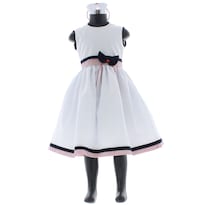 Vestido Para Niña Chicos Olé 4000 Blanco Casual