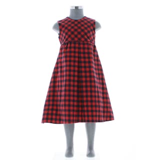 Foto 3 | Foto 3 | Vestido Para Niña Chicos Olé 3715 Rojo De Cuadros