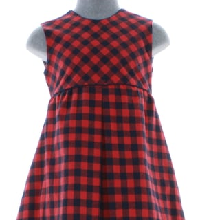 Foto 4 | Foto 4 | Vestido Para Niña Chicos Olé 3715 Rojo De Cuadros