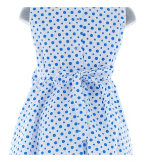 Foto 5 | Foto 5 | Vestido Para Niña Chicos Olé 3006 Blanco Con Puntos Azules