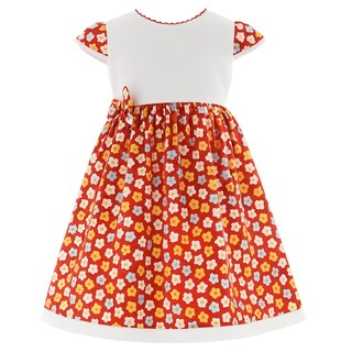 Foto 1 | Foto 1 | Vestido Para Niña Chicos Olé 3007 Rojo Con Flores