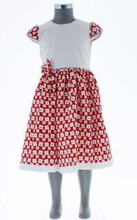 Foto 2 | Foto 2 | Vestido Para Niña Chicos Olé 3007 Rojo Con Flores