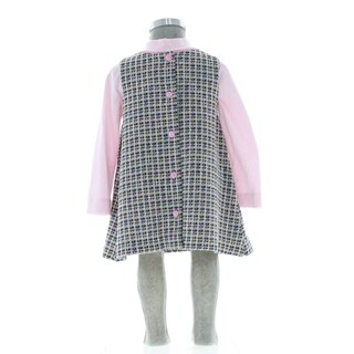 Foto 3 | Foto 3 | Vestido Para Niña Chicos Olé 3698 Rosa Manga Larga