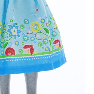 Foto 5 | Foto 5 | Vestido Para Niña Chicos Olé 3539 Azul Con Flores