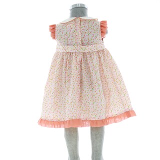 Foto 3 | Foto 3 | Vestido Para Niña Chicos Olé 3970 Naranja Elegante