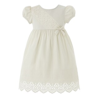 Foto 1 | Foto 1 | Vestido Para Niña Bautizo Chicos Olé 2825 Marfil Con Moño