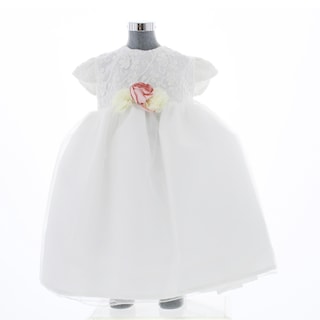 Foto 1 | Foto 1 | Vestido Para Niña Chicos Olé 3555 Blanco Elegante Bautizo