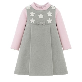 Foto 1 | Foto 1 | Vestido Para Niña Chicos Olé 3229 Gris Manga Larga