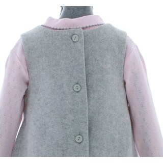 Foto 5 | Foto 5 | Vestido Para Niña Chicos Olé 3229 Gris Manga Larga