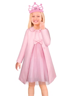 Foto 1 | Foto 1 | Vestido de Fiesta con Abrigo Gerat Rosa para Niña