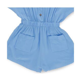 Foto 4 | Foto 4 | Jumpsuit Coqueta Para Niña De Rayón En Azul Con Botones