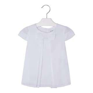 Foto 1 | Foto 1 | Blusa Con Moño Color Blanco Para Niña Mayoral