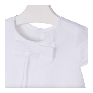 Foto 3 | Foto 3 | Blusa Con Moño Color Blanco Para Niña Mayoral