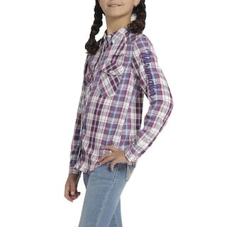 Foto 5 | Foto 5 | Blusa Vaquera Niña Wrangler Slim Fit 470 Violeta