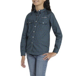Foto 5 | Foto 5 | Blusa Vaquera Niña Wrangler Slim Fit 471 Verde