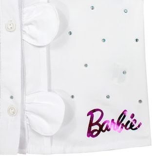 Foto 2 | Foto 2 | Blusa Con Cuello, Bisiteria Incrustada En Tonos Zafiro Y Estampado De Barbie